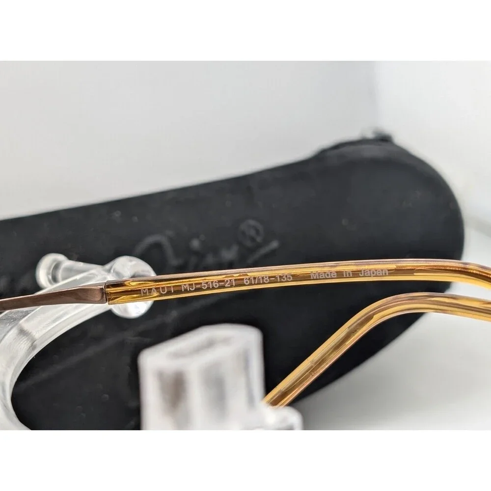 Maui Jim Honolua Bay MJ 516 21 Titanium Flex Frame + HCL Bronze Polarized Lenses